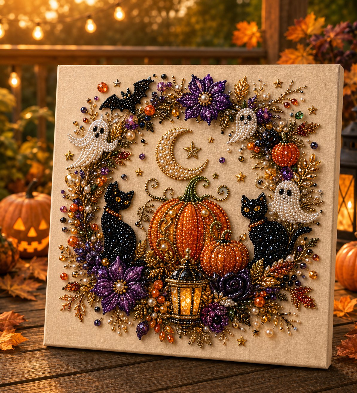 Halloween DIY Pearl Art Craft Making Kit