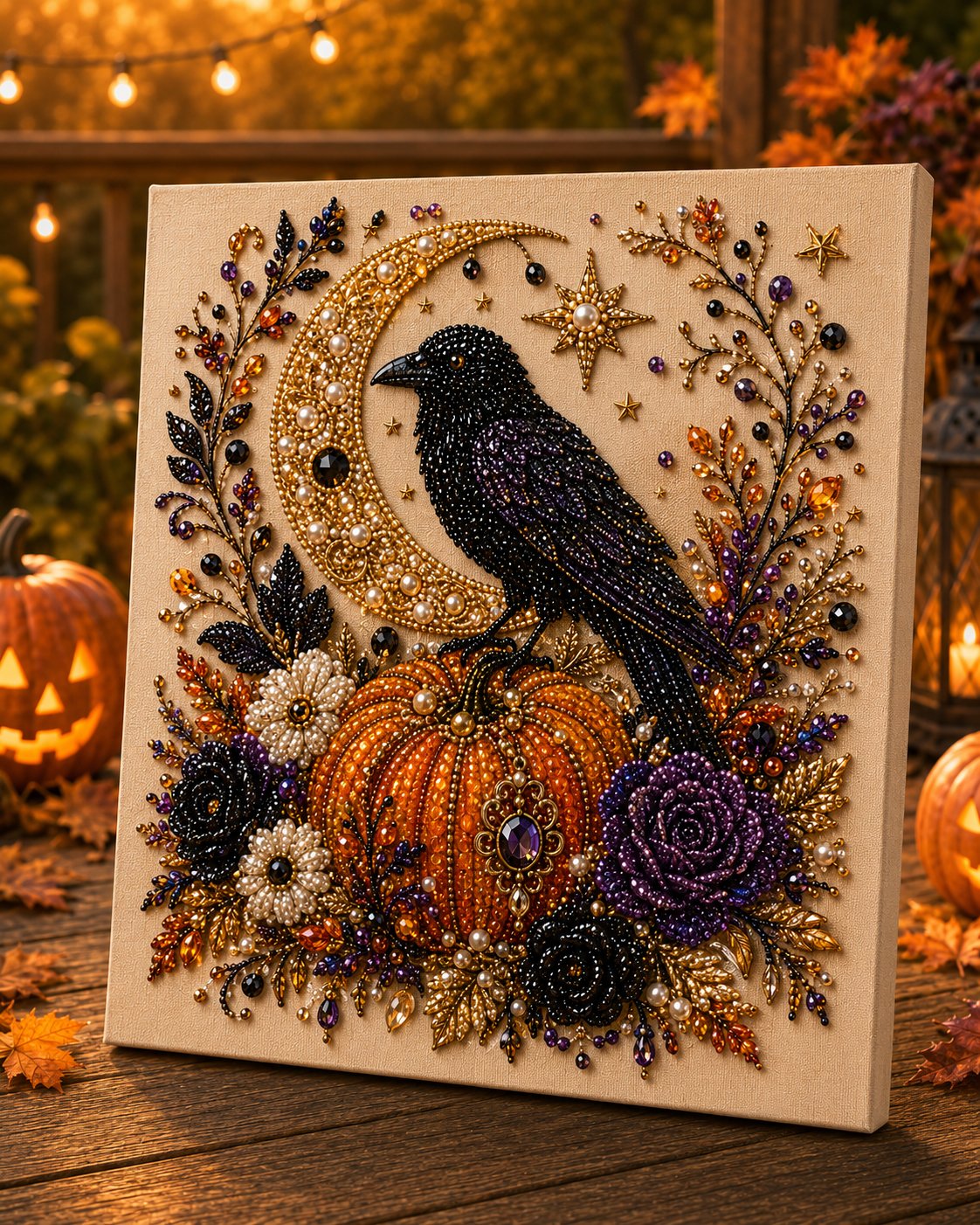 Halloween DIY Pearl Art Craft Making Kit
