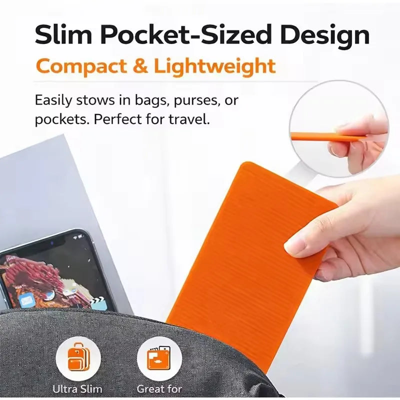 Flexible Silicon Phone Holder, Bendable Rollable Foldable Design