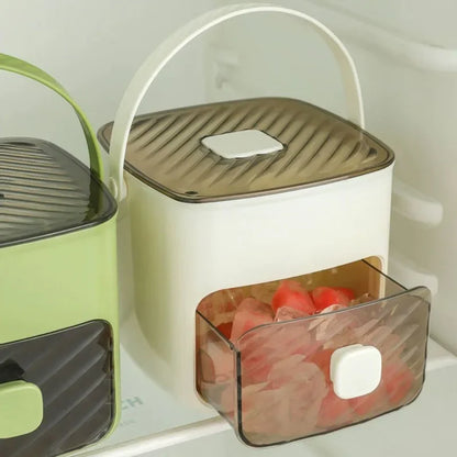 Portable Ice Maker With Lid And Storage Box
