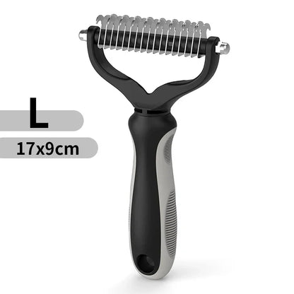 🐾 Pet Grooming Brush — Painless Shedding & Detangling Comb