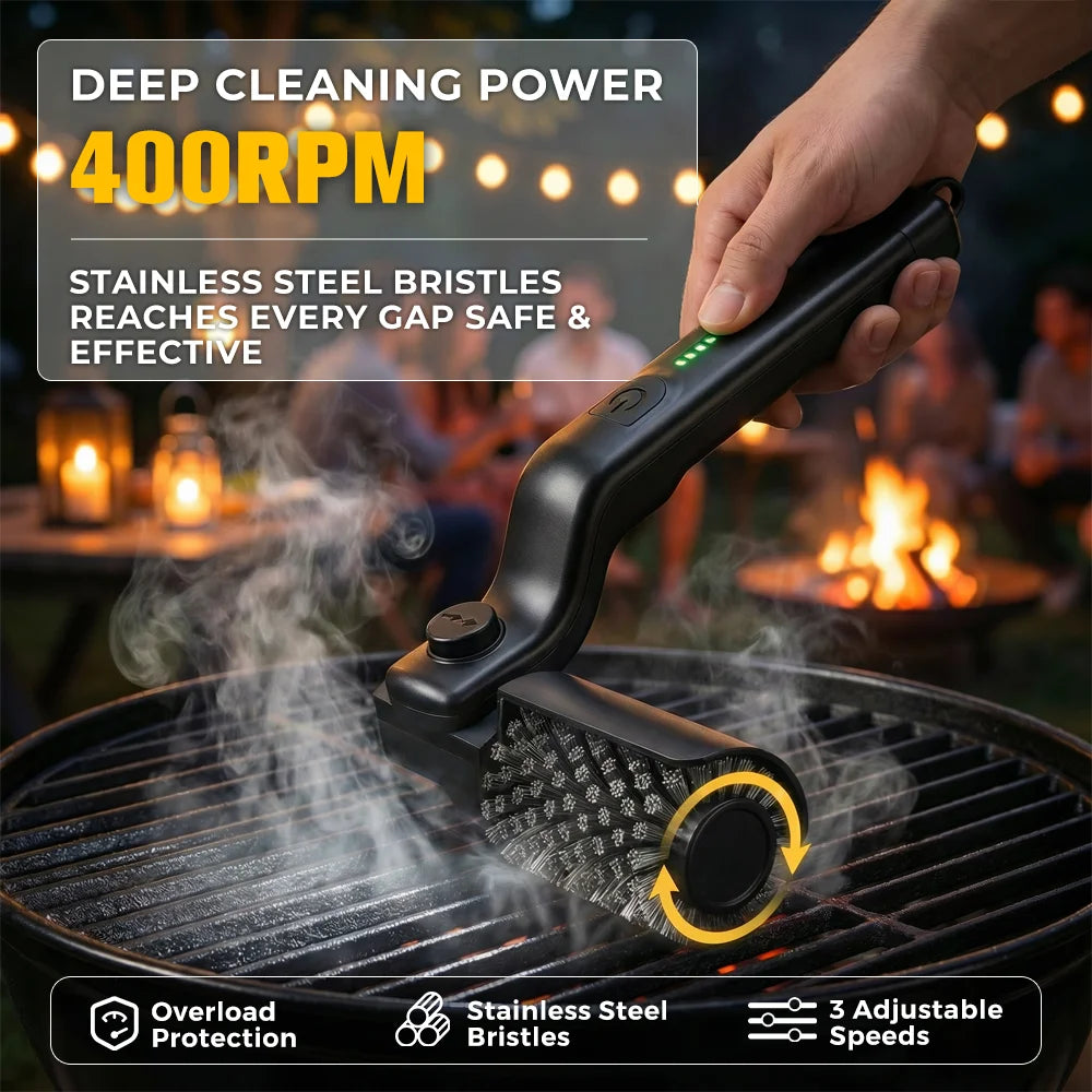 Electric BBQ Grill Brush Pro