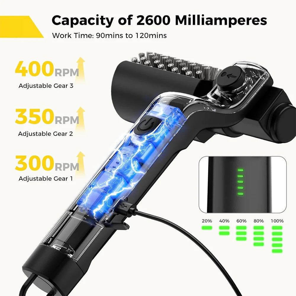Electric BBQ Grill Brush Pro