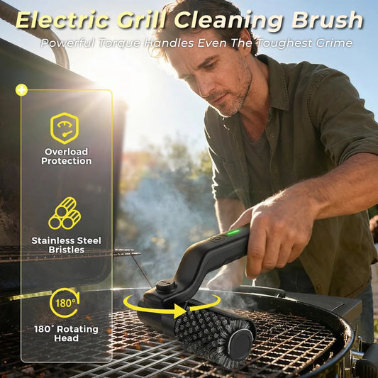 Electric BBQ Grill Brush Pro