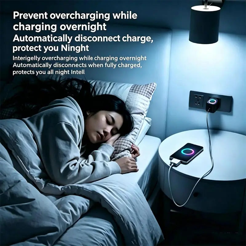 140W Smart Auto-Stop Charging Adapter