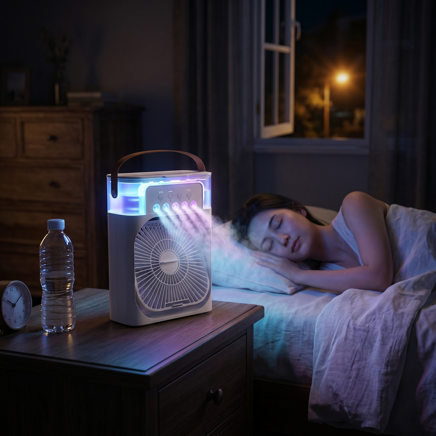 Portable 3-in-1 Air Cooler, Fan & Humidifier – Summer Heatwave Essential